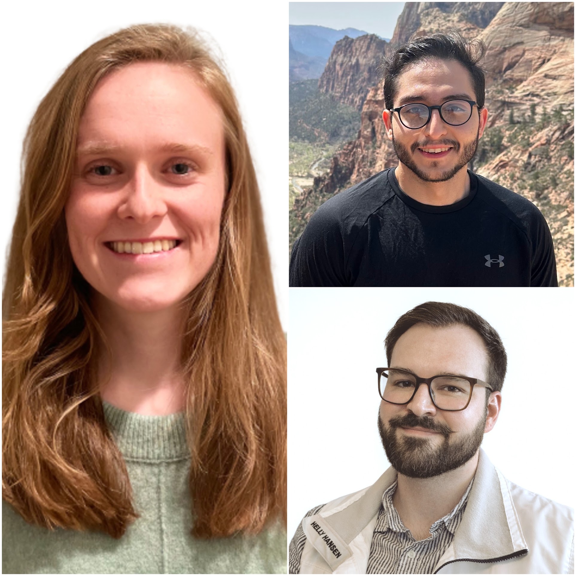 Annie, Noah, and Amin Won MechE Student Awards
